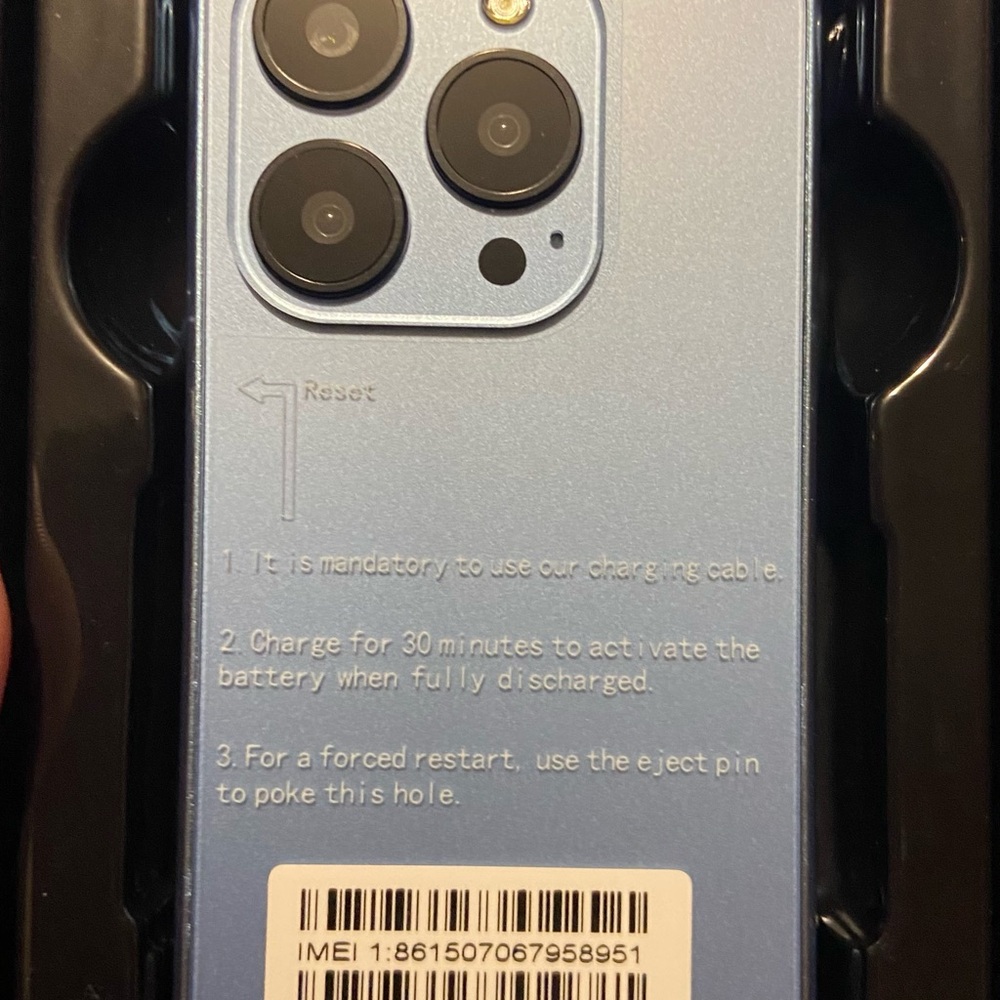 NIB Soyes XS18 pro max mini smartphone.